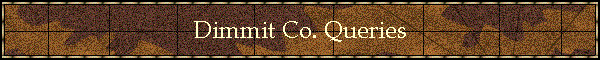 Dimmit Co. Queries